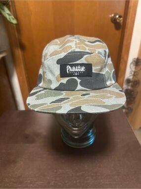 Primitive Apparel Camouflage 6 Panel Strapback Hat